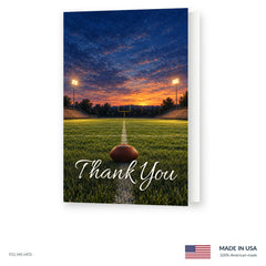 Home Field Funeral Acknowledgment Cards