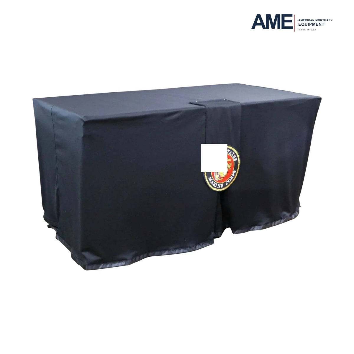 Honoring Service Black Portable Presentation Table – Plus – product view 1