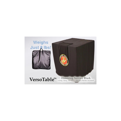 Honoring Service Black Portable Presentation Table – Standard – versotable honoring service black marines gian