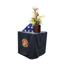 Honoring Service Black Portable Presentation Table – Standard – VT Service Black with Setup