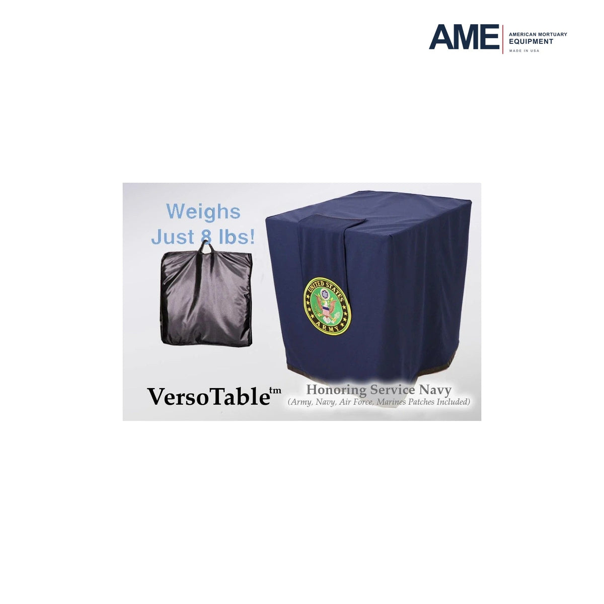 Honoring Service Navy Portable Presentation Table – Standard – versotable honoring service navy army giant