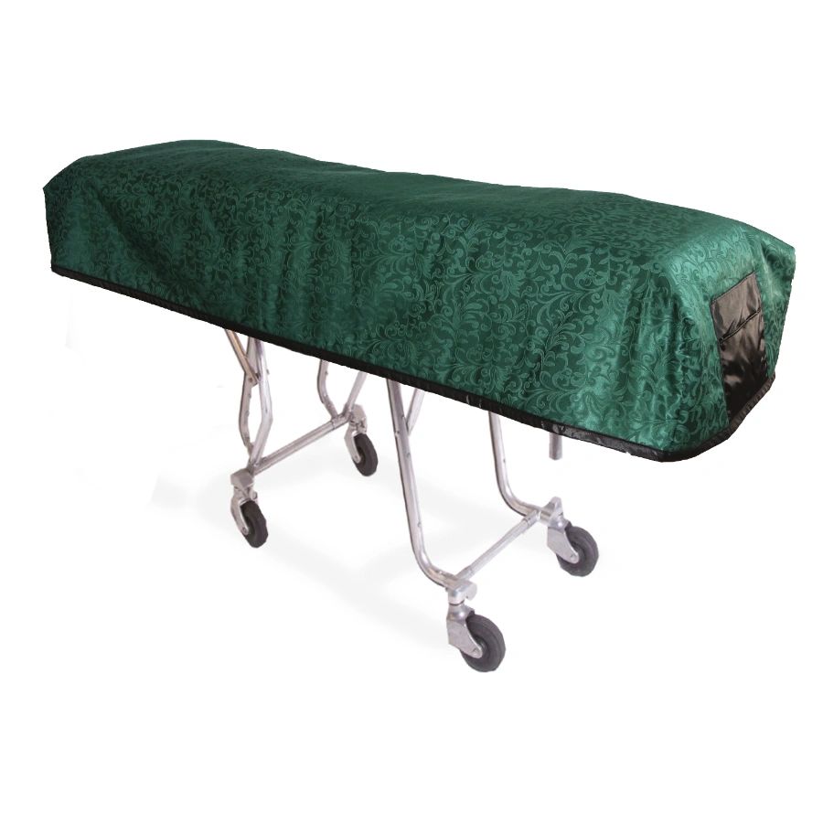 Hunter Leaf Brocade Cot Cover