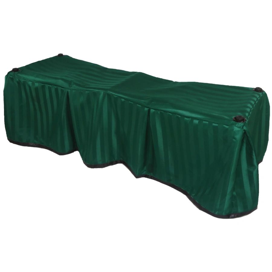 Hunter Satin Stripe Church Truck Drape