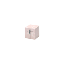 Small Pink Cube w/Praying Girl on Child Memorial Urn — INF-011