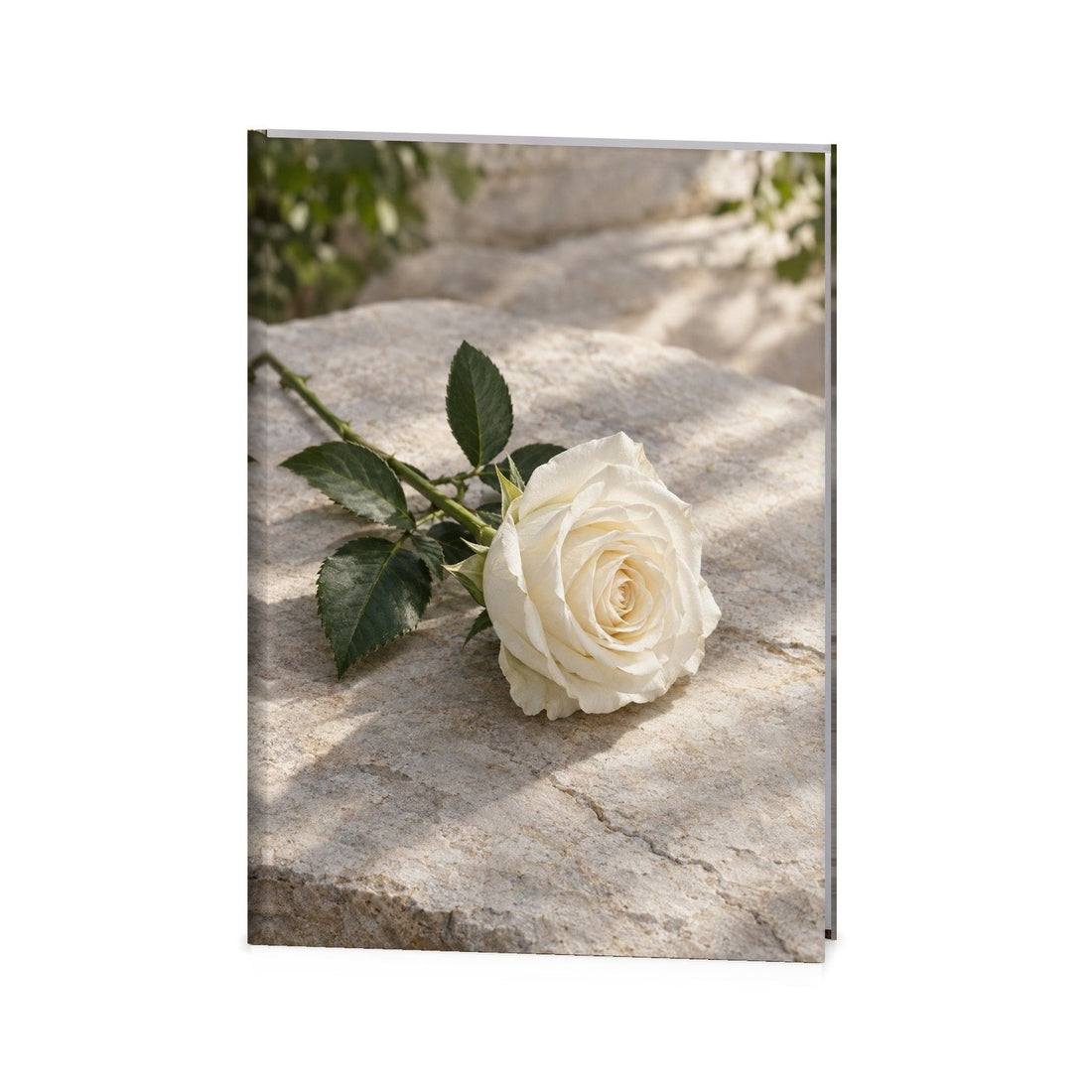Ivory Rose Funeral Register Book