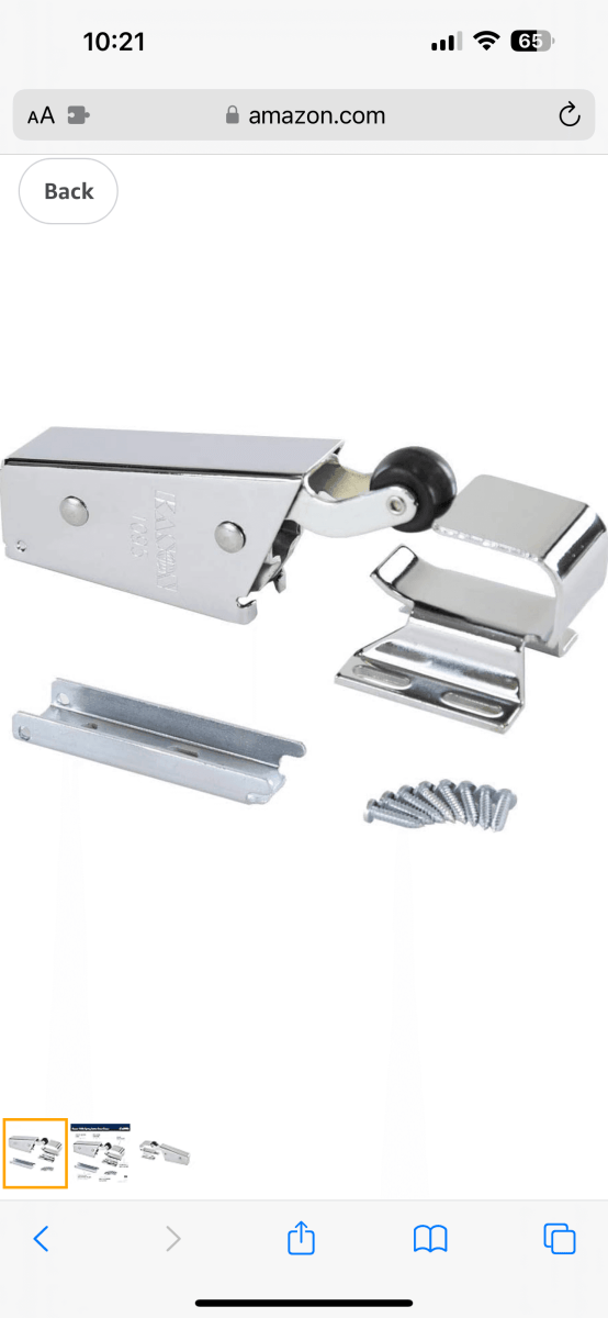 Kason 1095 Door Closer – Spring Action with Wide Hook - American Mortuary Coolers & Equipments