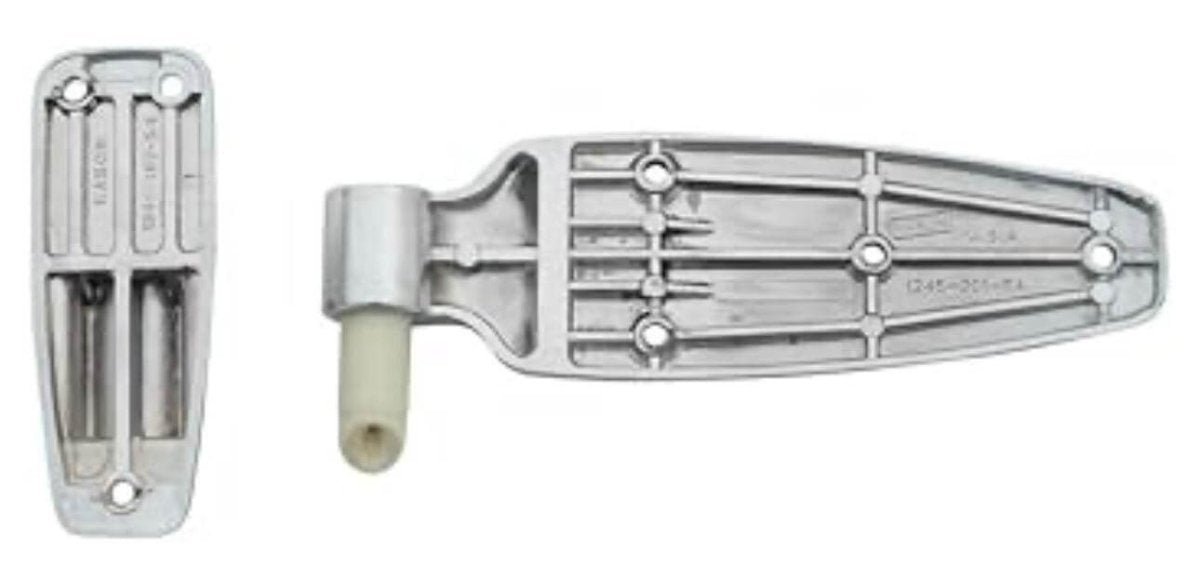 Kason 1245 Cam - Rise Hinge – 1 - 1/4" Offset, Reversible - American Mortuary Coolers & Equipments