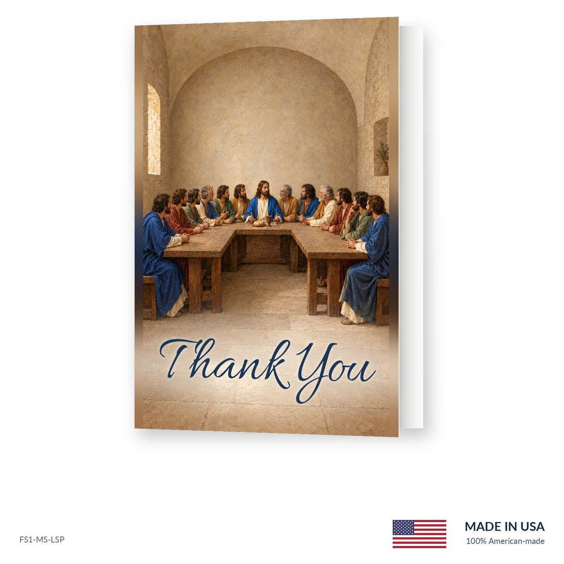 Lord's Supper Funeral Acknowledgment Cards