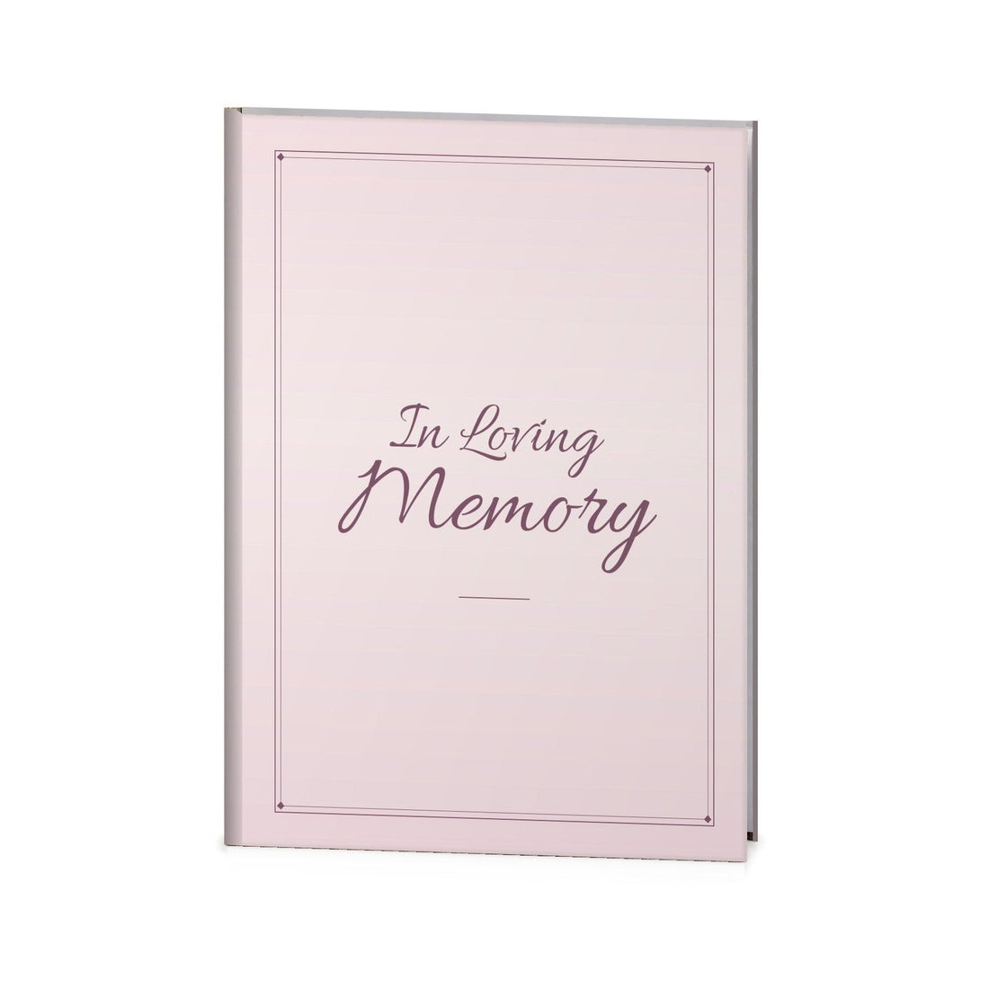 Memory Rose Funeral Register Book