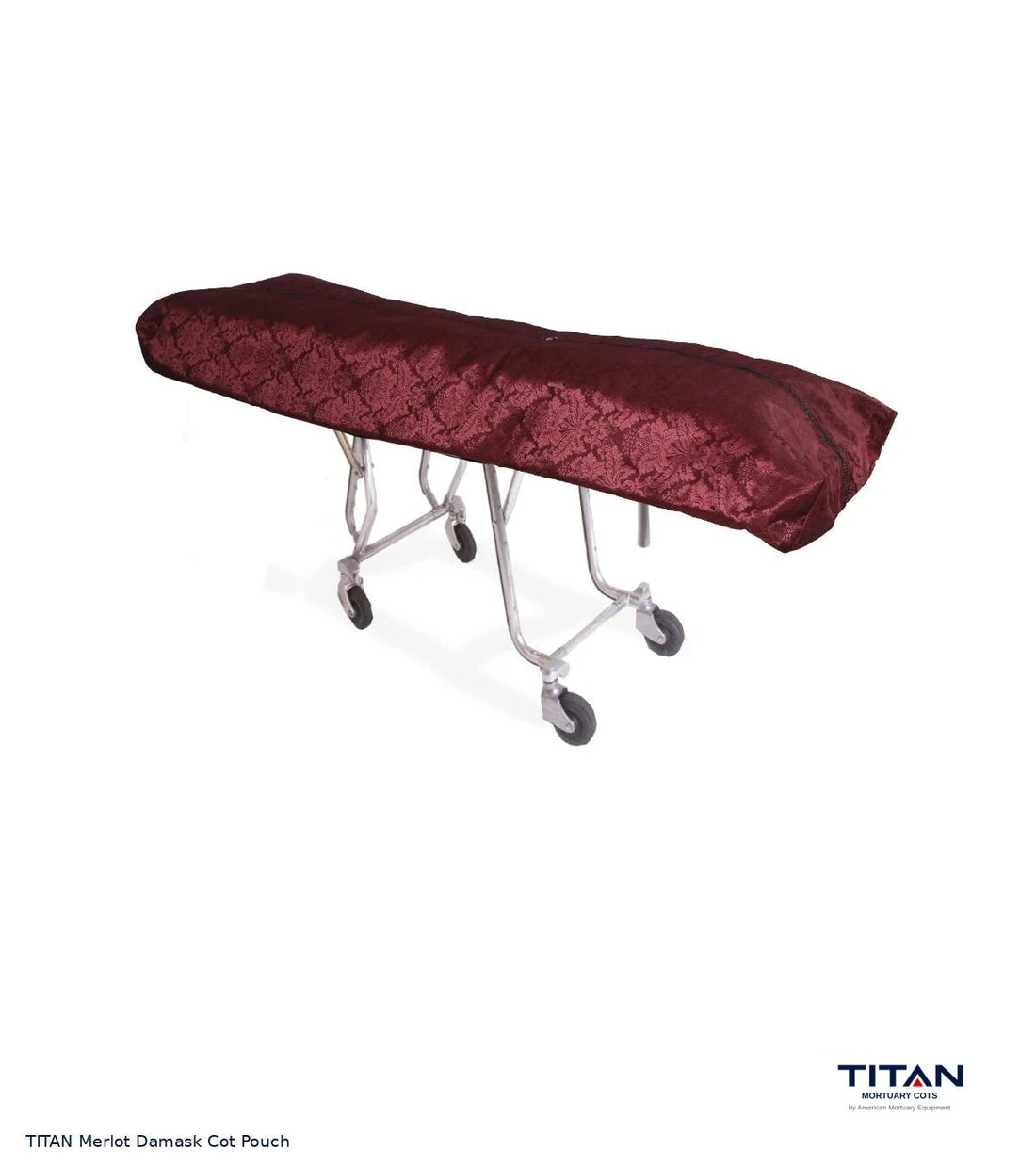 TITAN Merlot Damask Cot Pouch
