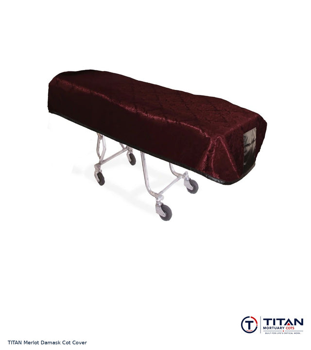 TITAN American Flag Reversible Cot Cover | Merlot Damask