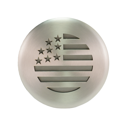Midnight Blue American Flag Brass Scattering Urn, view 2