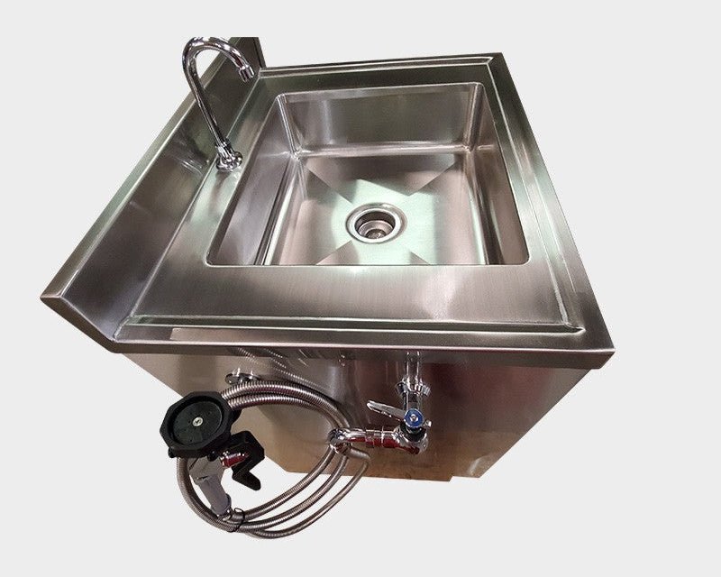 foot pedal sink Morgue Foot Pedal Sink Station – Model 1036-00FPS