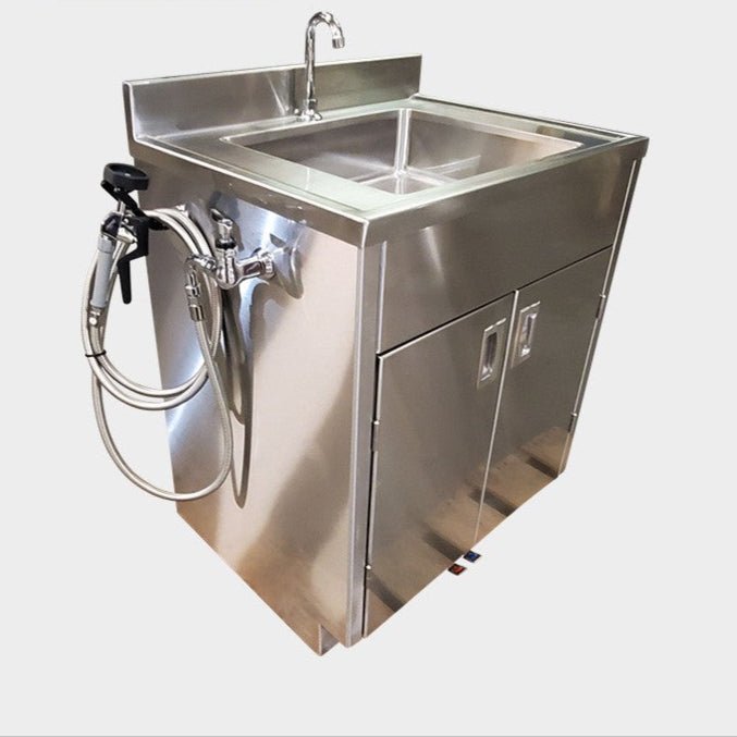 Morgue Foot Pedal Sink Station – 1036 - 00FPS - American Mortuary Coolers & Equipments