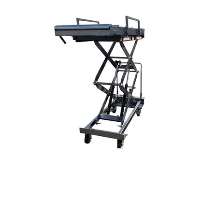 American Mortuary HD-1000-M-WS scissor lift with optional LCD digital weight scale add-on