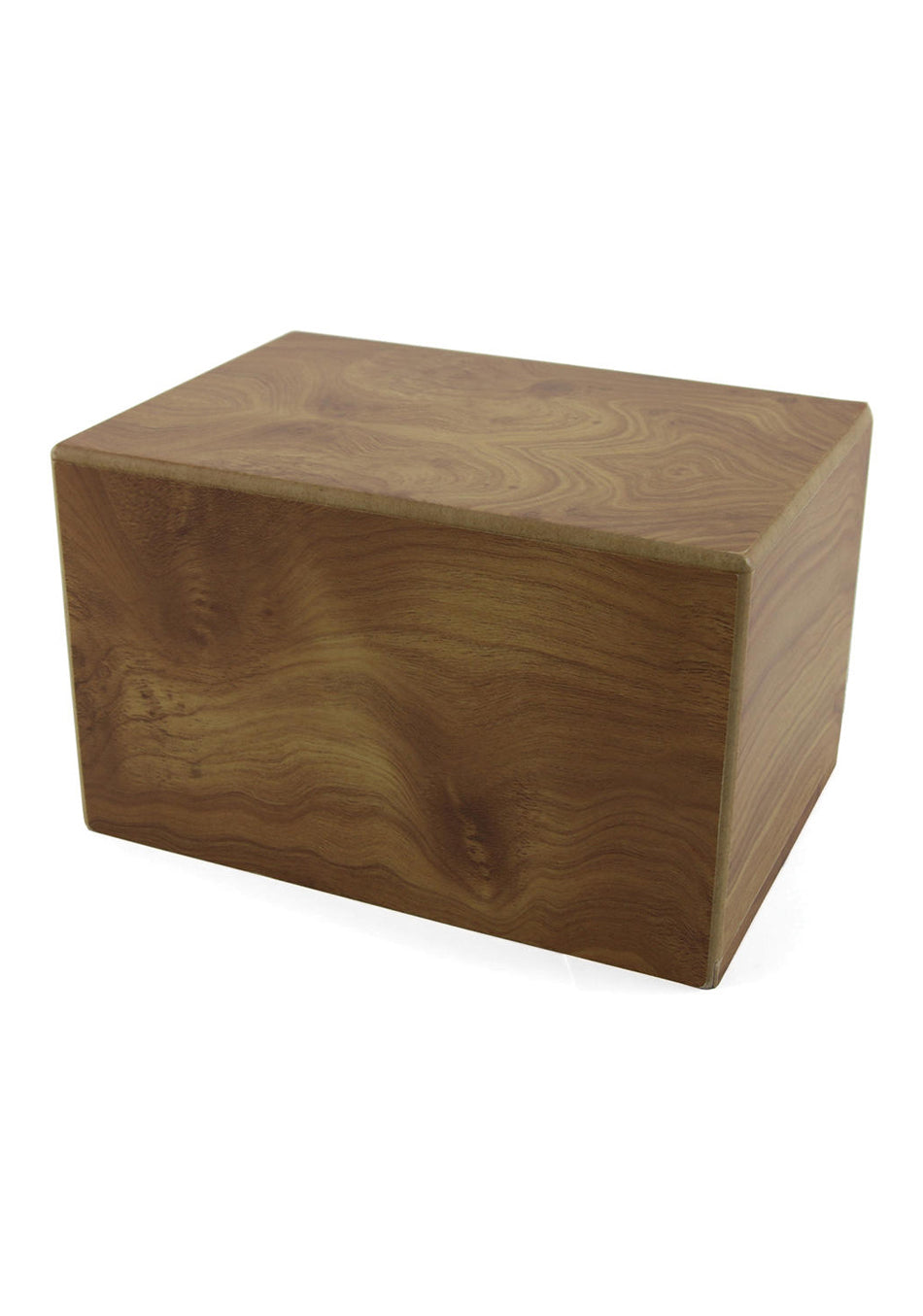 Natural Woodgrain Box Full Size Cremation Urn, Full Size (Adult), 5.5 x 9.1 x 6.3 in