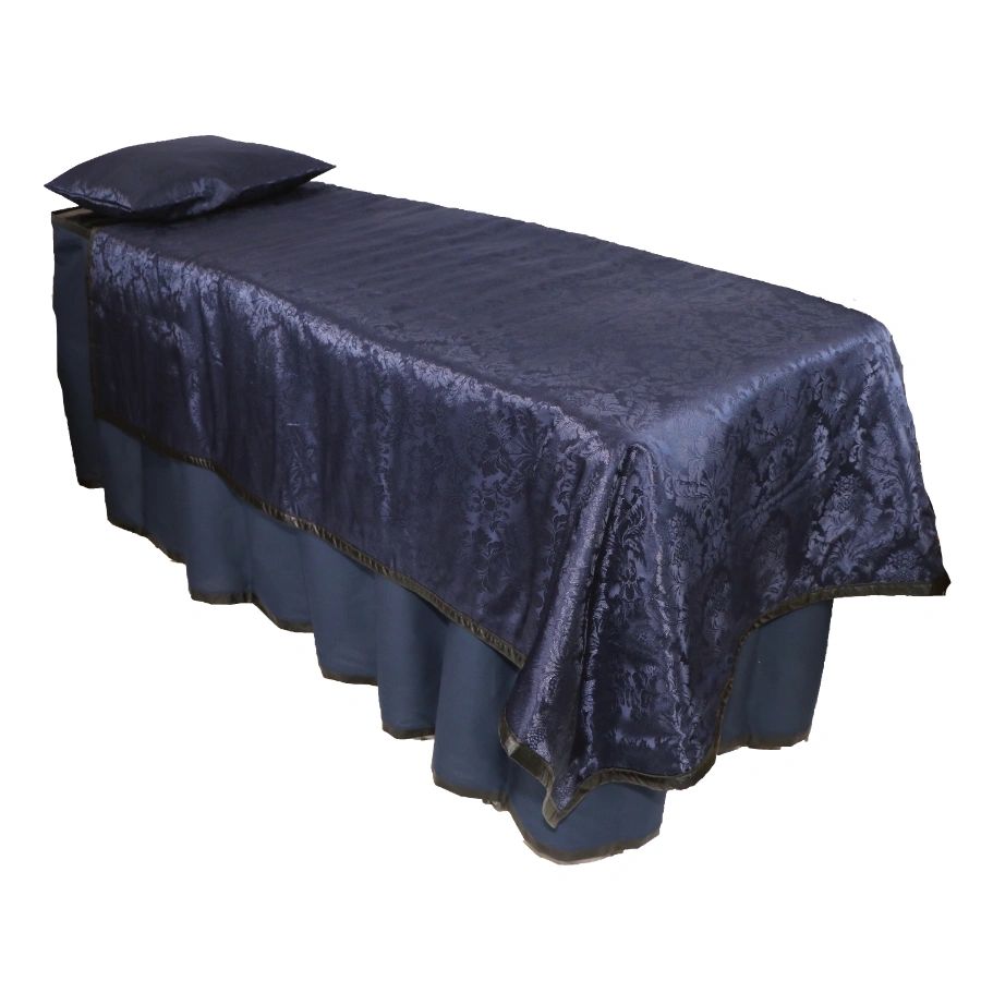 Navy Damask Viewing Set