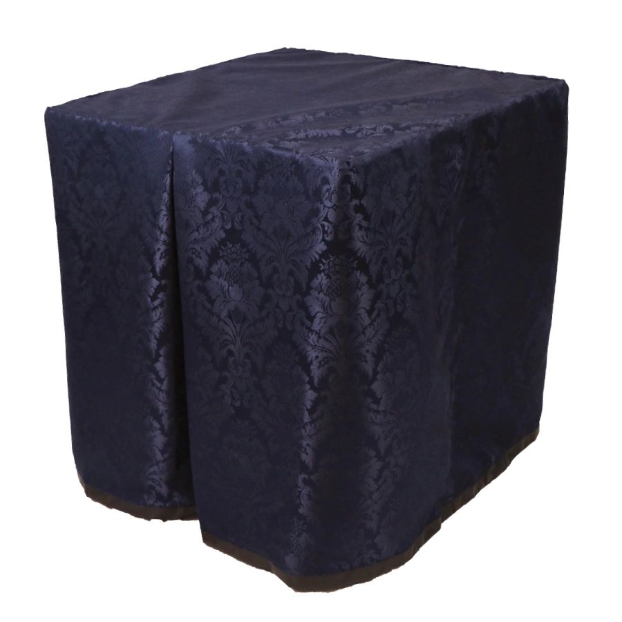 Navy Damask Presentation Table - Standard