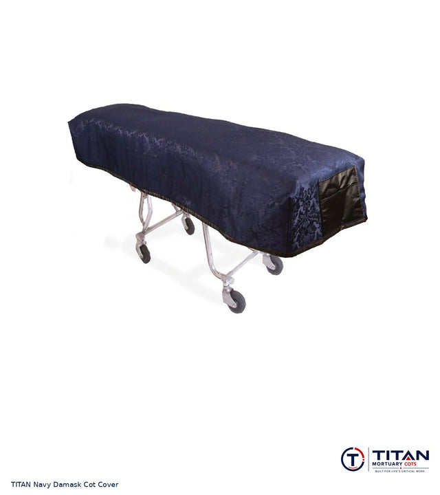 TITAN American Flag Reversible Cot Cover | Navy Damask