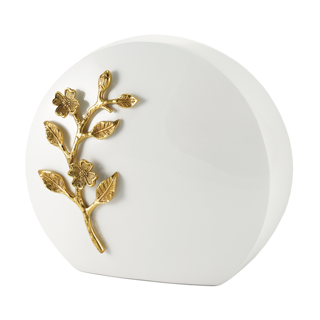 Pearl with Bronze Cherry Blossom Full Size Cremation Urn