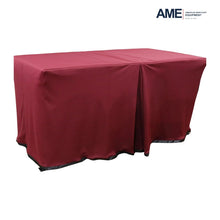 Performance Burgundy Portable Presentation Table – Plus – product view 1