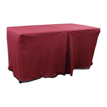 Performance Burgundy Portable Presentation Table – Plus – product view 1