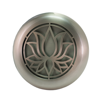 Pewter Lotus Modern Brass Scattering Urn, view 2