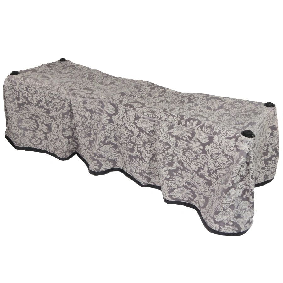 Pewter Paisley Church Truck Drape
