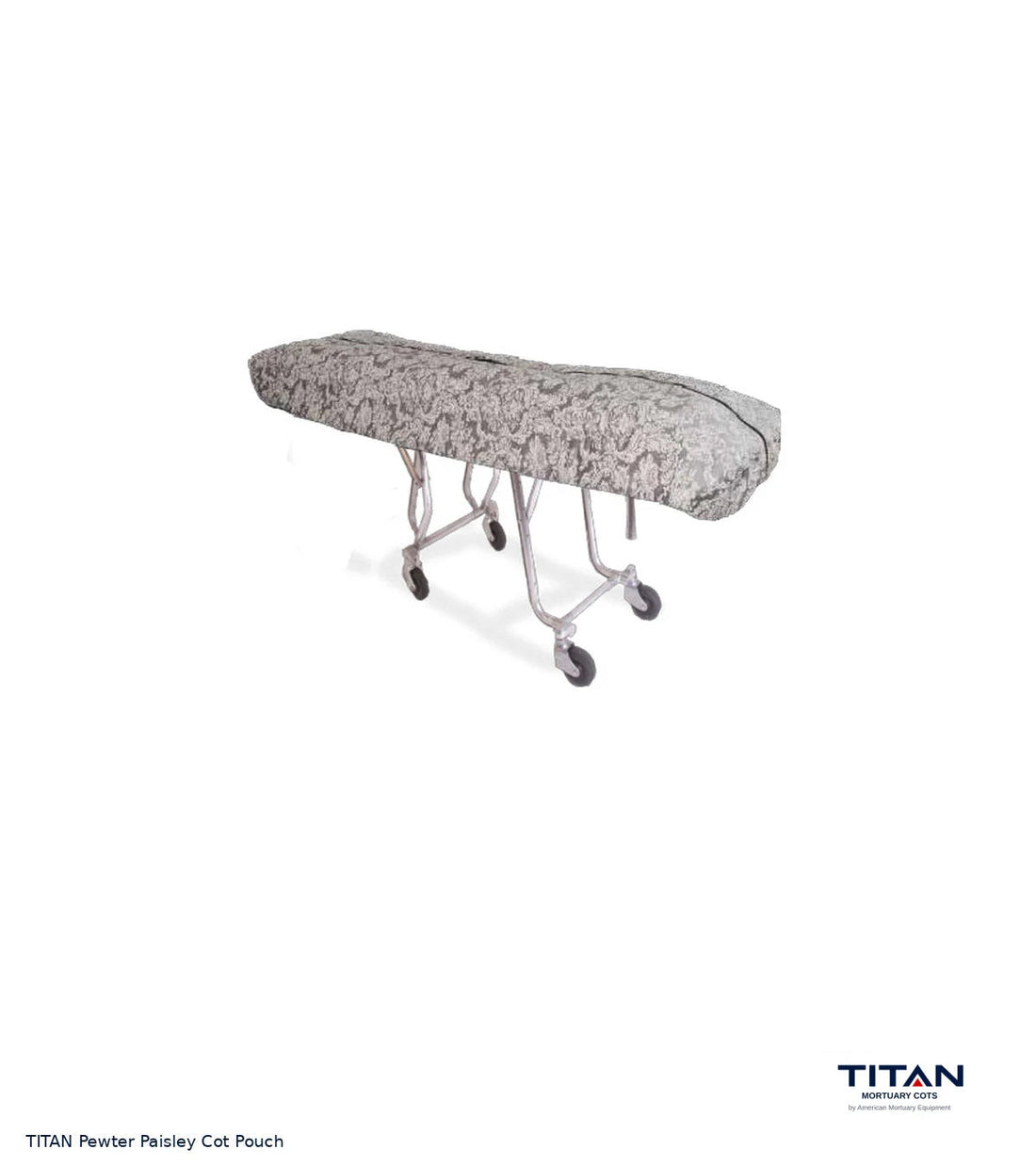 TITAN Pewter Paisley Cot Pouch