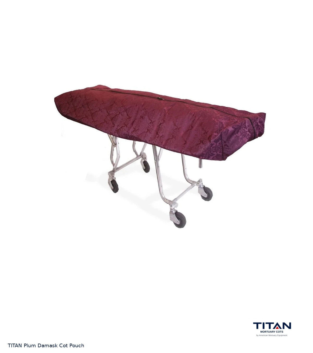 TITAN Plum Damask Cot Pouch