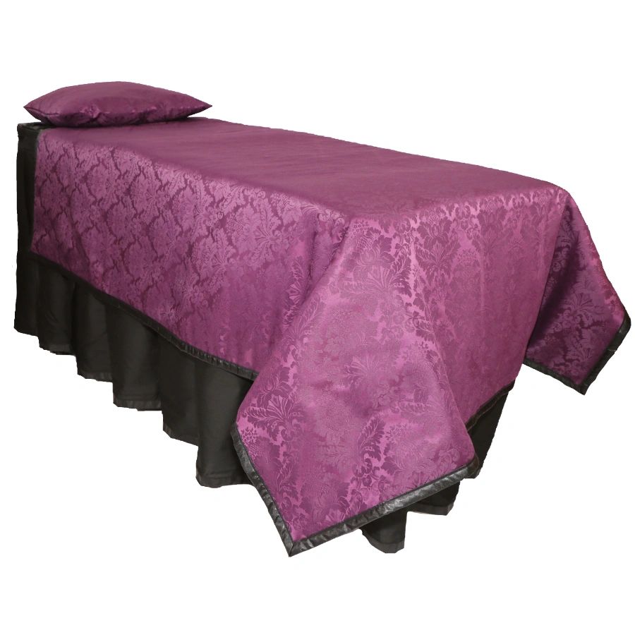 Plum Damask Viewing Set - Standard, Black