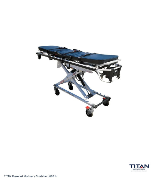 TITAN Powered Mortuary Stretcher, 600 lb
