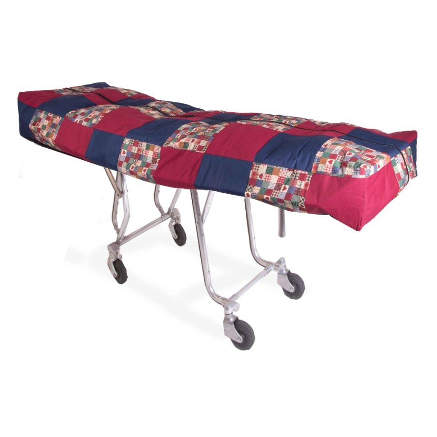 Red Navy Patchwork Cot Pouch