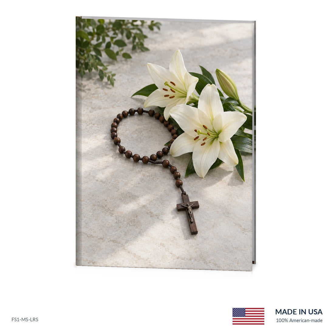 Rosary Funeral Register Book