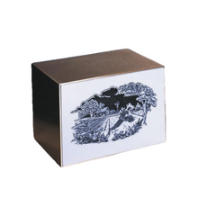 Pheasant's Flight Bronze Urn — SBR-014