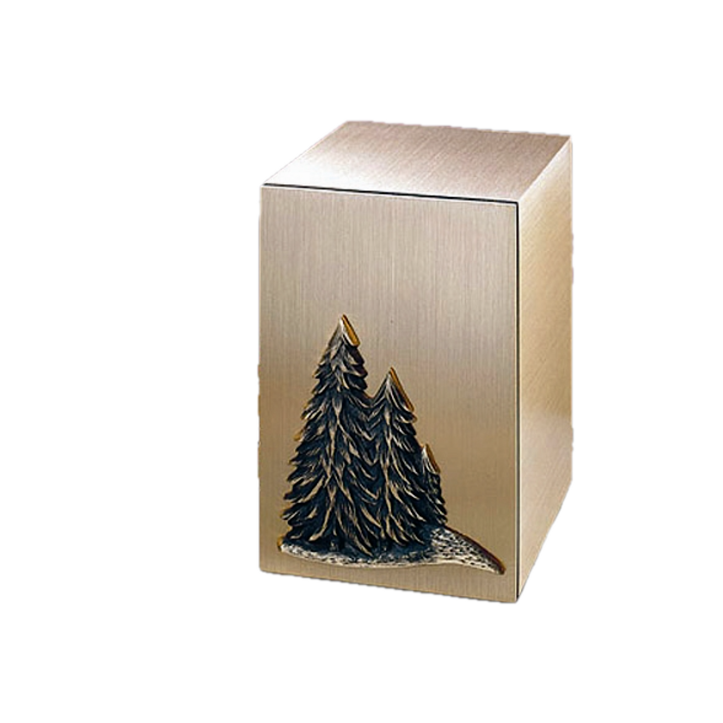 Solitude-Trees Bronze Urn — SBR-029