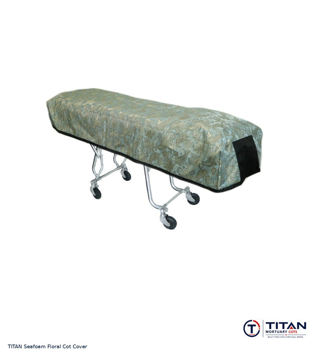 TITAN American Flag Reversible Cot Cover | Seafoam Floral