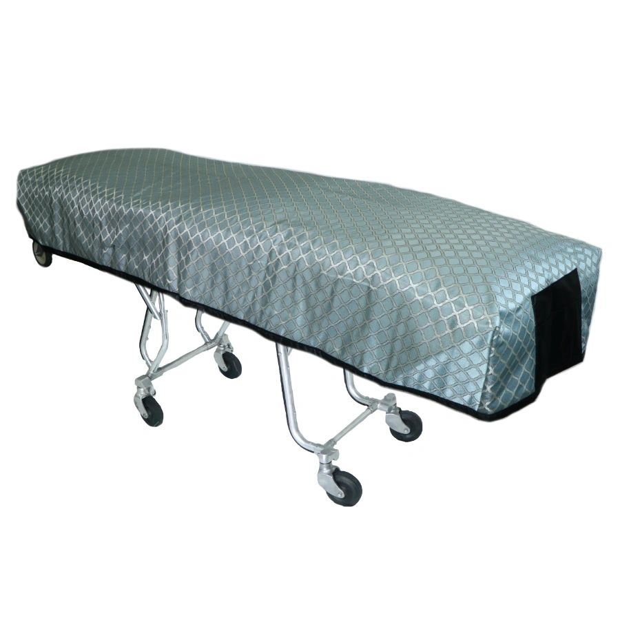 Seafoam Lattice Cot Cover