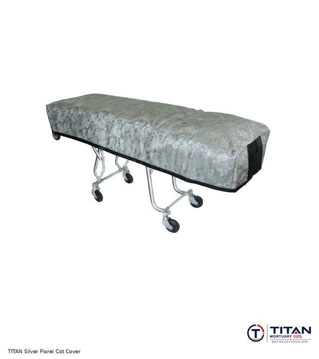 TITAN American Flag Reversible Cot Cover | Silver Floral