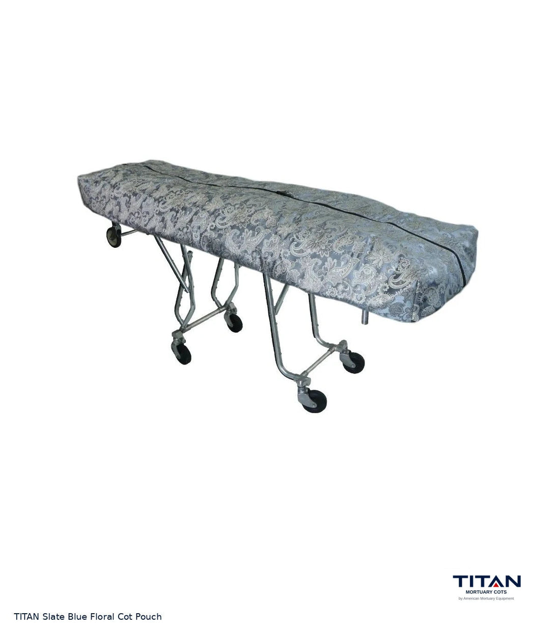 TITAN Slate Blue Floral Cot Pouch