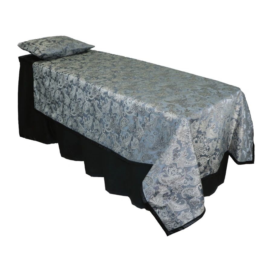 Slate Blue Floral Viewing Set