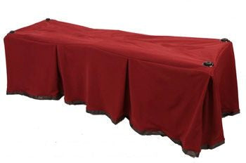 Solid Burgundy Church Truck Drape