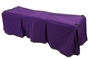 Solid Purple Church Truck Drape