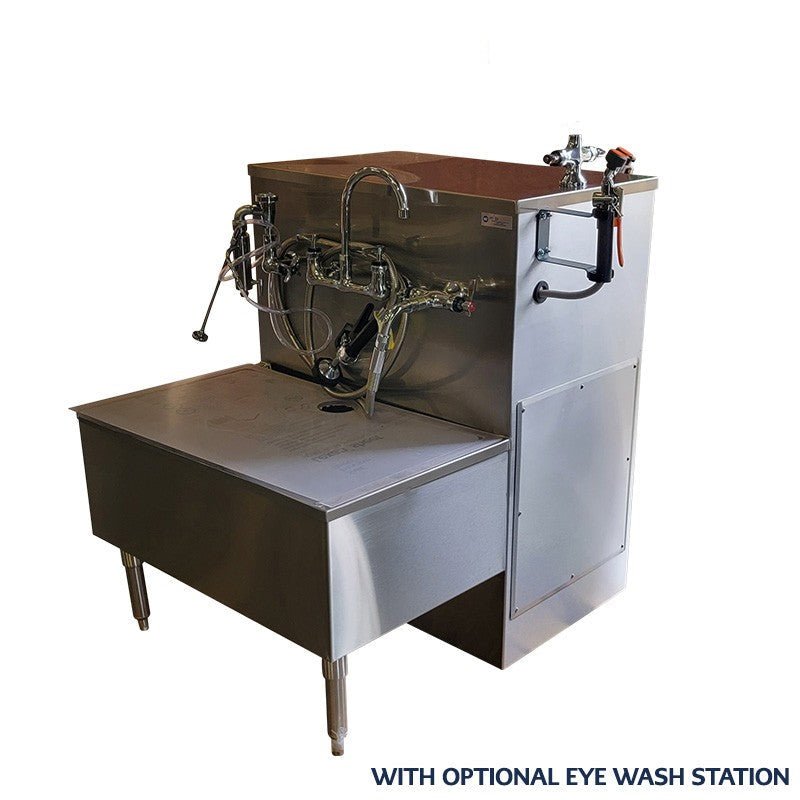 Stainless Steel Embalming Station - 1036 - ES - American Mortuary Coolers & Equipments