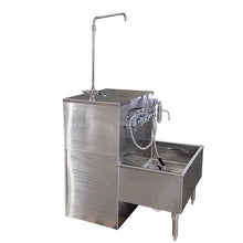 Stainless Steel Embalming Station - 1036 - ES - American Mortuary Coolers & Equipments
