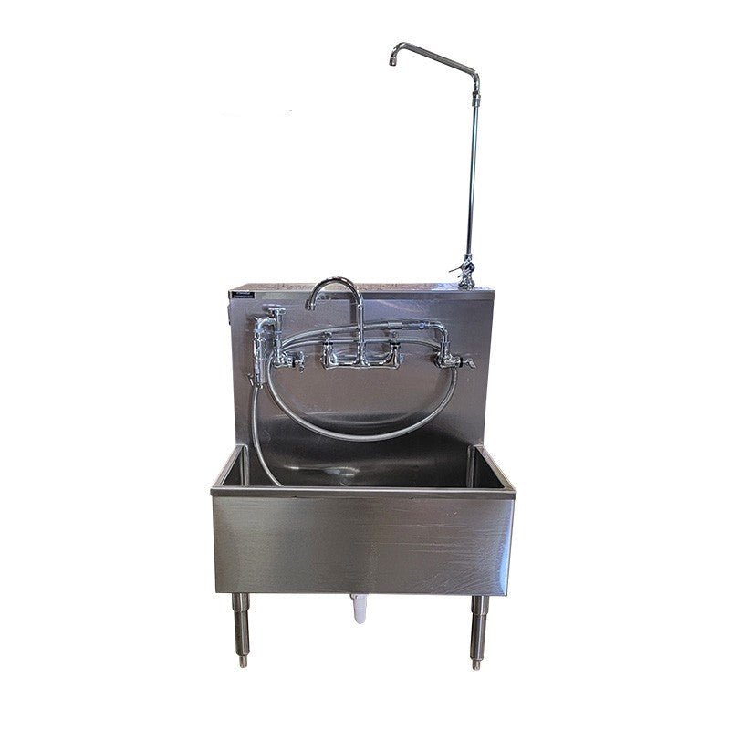 Stainless Steel Embalming Station - 1036 - ES - American Mortuary Coolers & Equipments