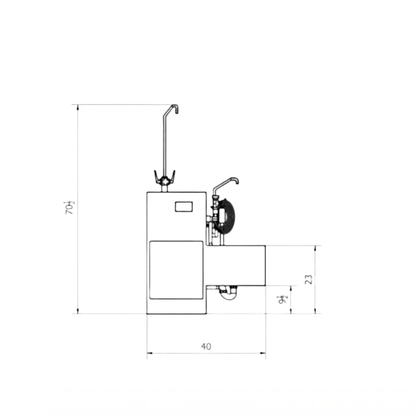 Stainless Steel Embalming Station - Model 1036 - ES - American Mortuary Coolers & Equipments