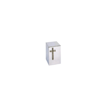 Rugged Cross Steel Urn — STL-002
