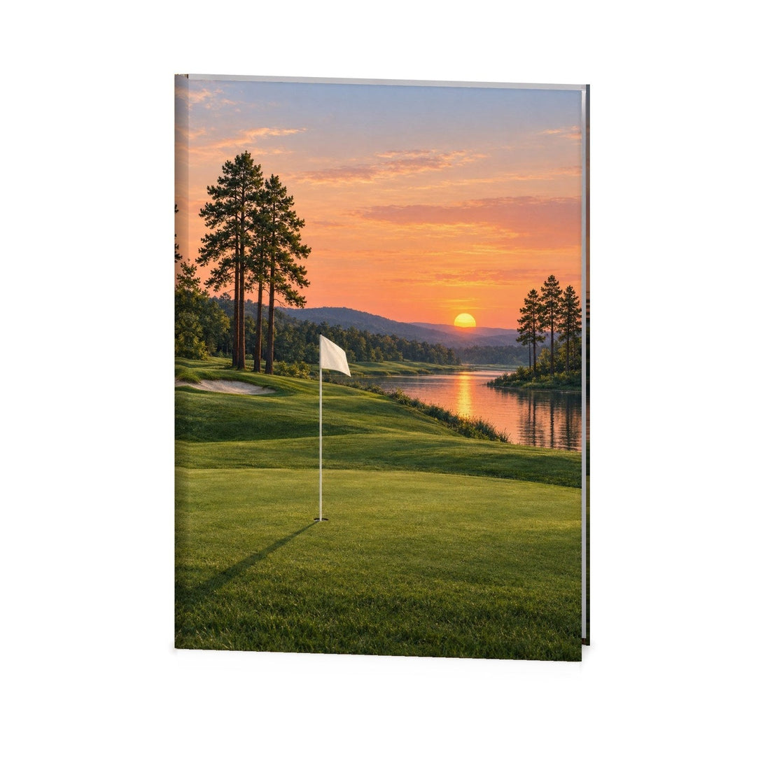 Sunset Golf Funeral Register Book
