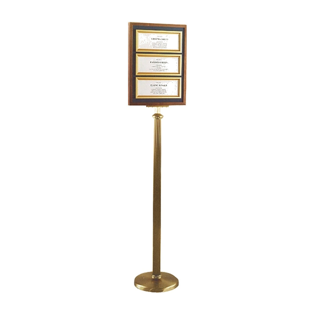 Three-Panel Pedestal Directory
